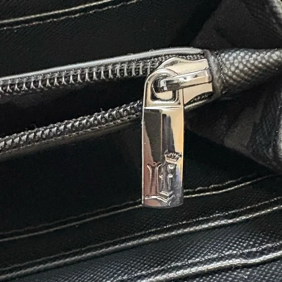 LOUNGEFLY Disney Parks Quilted Wallet Black